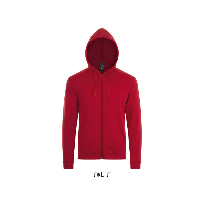 Hoodie publicitaire homme molletonné 260g - STONE Rouge 1